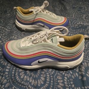 Size 8.5 Nike Womens Air Max 97 Multicolor Sneaker